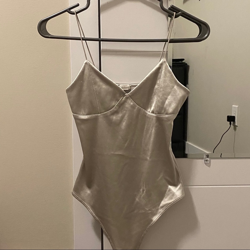 Satin bodysuit